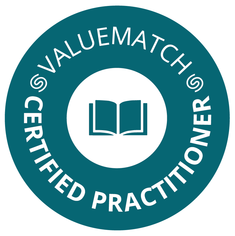 ValueMatch Certified Practitioner logo 1 green low resolution